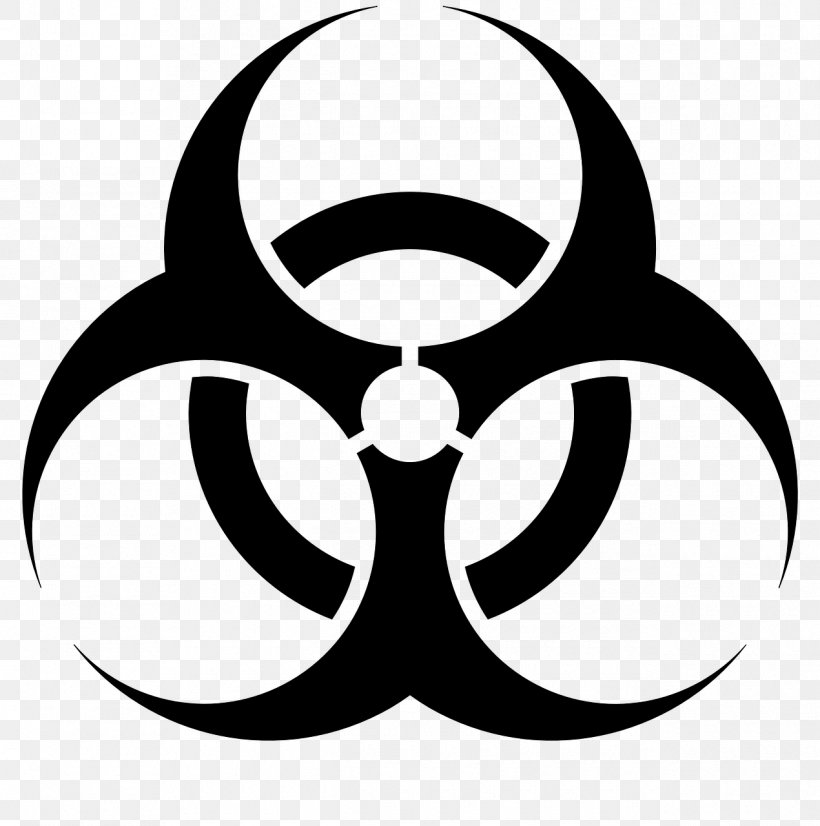 Biological Hazard Inferno Clip Art, PNG, 1270x1280px, Biological Hazard, Artwork, Biology, Black And White, Hazard Symbol Download Free