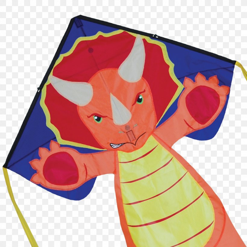 Flyer Kite Textile Nylon Triceratops, PNG, 1024x1024px, Flyer, Baby Toys, Child Art, Fictional Character, Kite Download Free