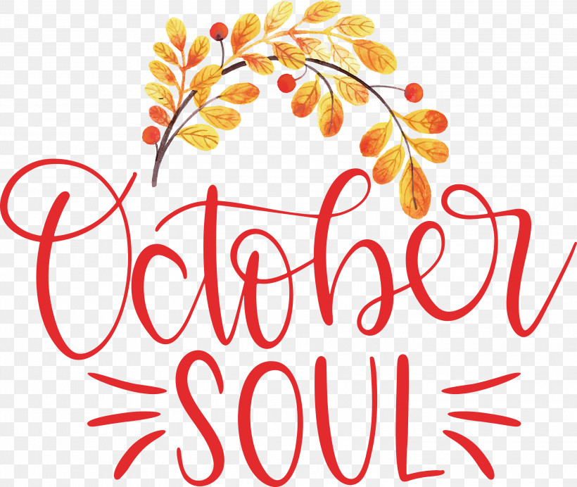 October Soul October, PNG, 3000x2532px, October, Commodity, Floral Design, Geometry, Line Download Free