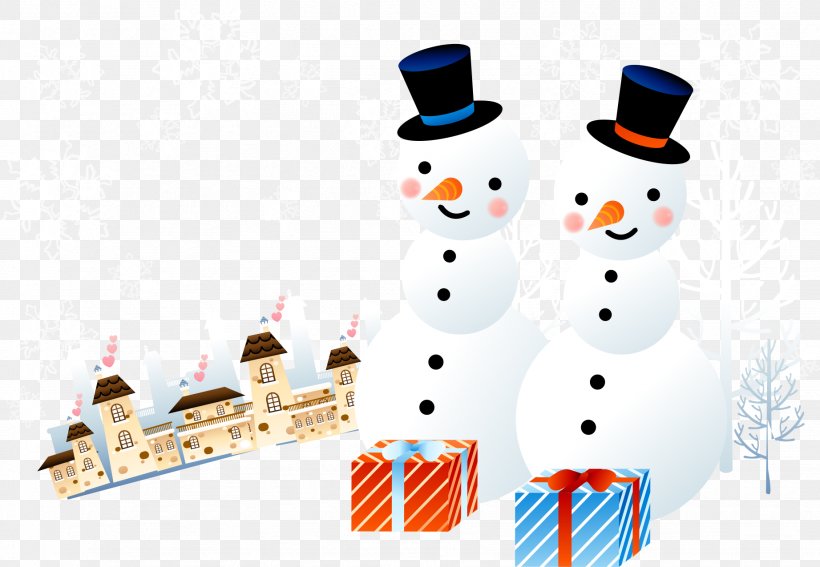 Cartoon Illustration, PNG, 1843x1275px, Cartoon, Art, Christmas, Christmas Ornament, Snowman Download Free