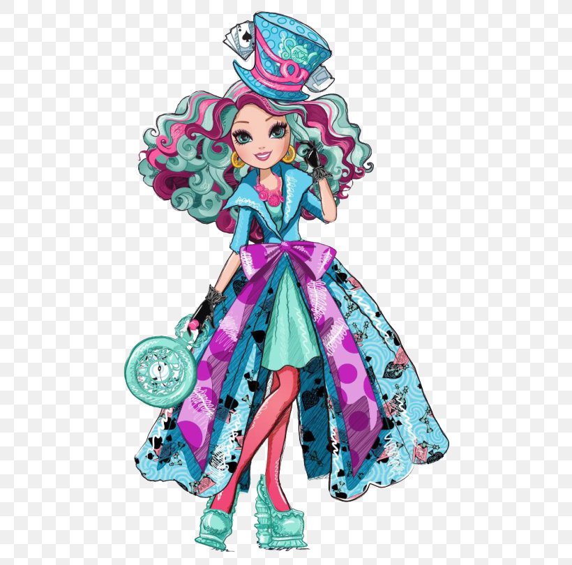 Ever After High Legacy Day Apple White Doll Alice's Adventures In Wonderland Mad Hatter Snow White, PNG, 496x810px, Ever After High, Art, Character, Costume, Costume Design Download Free