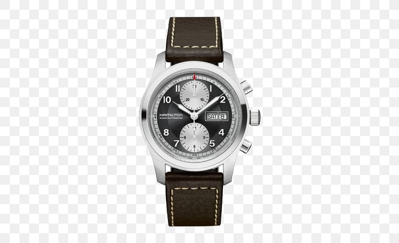 Automatic Watch Chronograph Bulova Hamilton Watch Company, PNG, 500x500px, Watch, Analog Watch, Automatic Watch, Bracelet, Brand Download Free