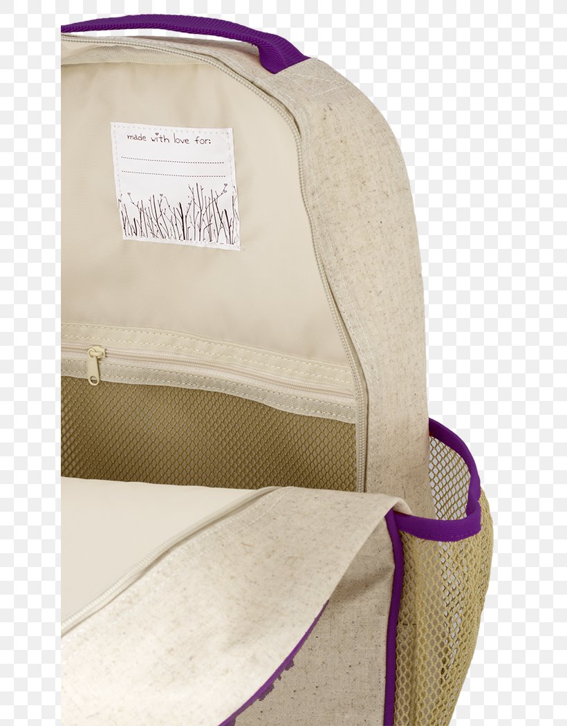 Backpack Bag Satchel Linen Pocket, PNG, 643x1050px, Backpack, Bag, Beige, Car Seat Cover, Comfort Download Free