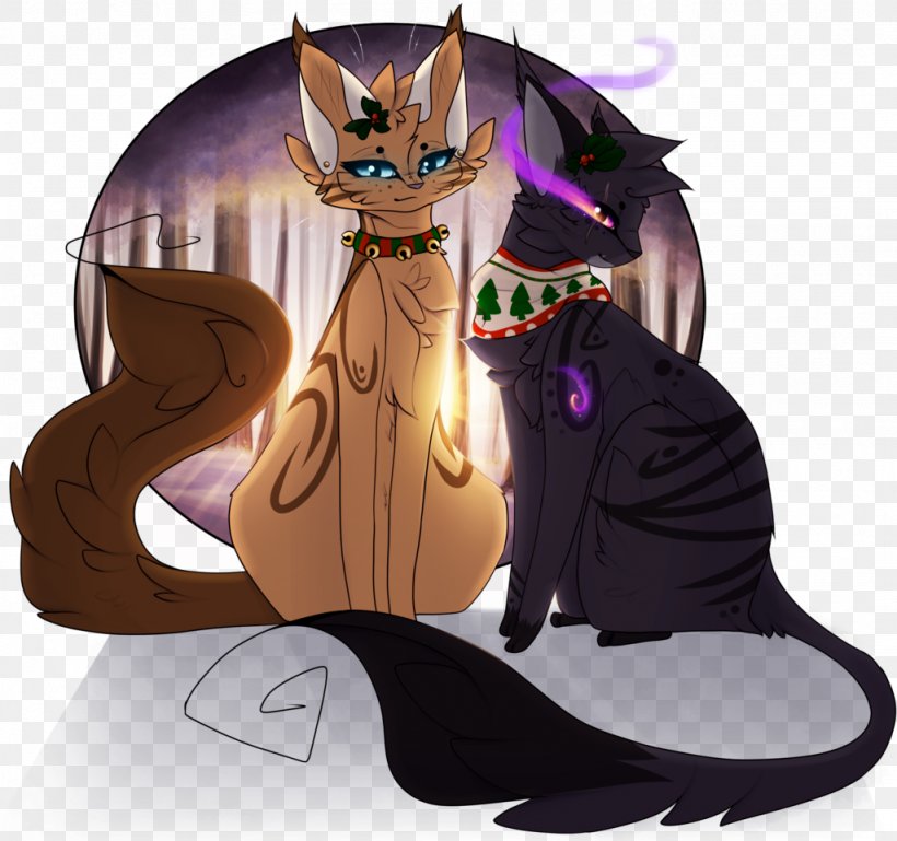 Cat Legendary Creature Cartoon Tail Supernatural, PNG, 1024x961px, Watercolor, Cartoon, Flower, Frame, Heart Download Free