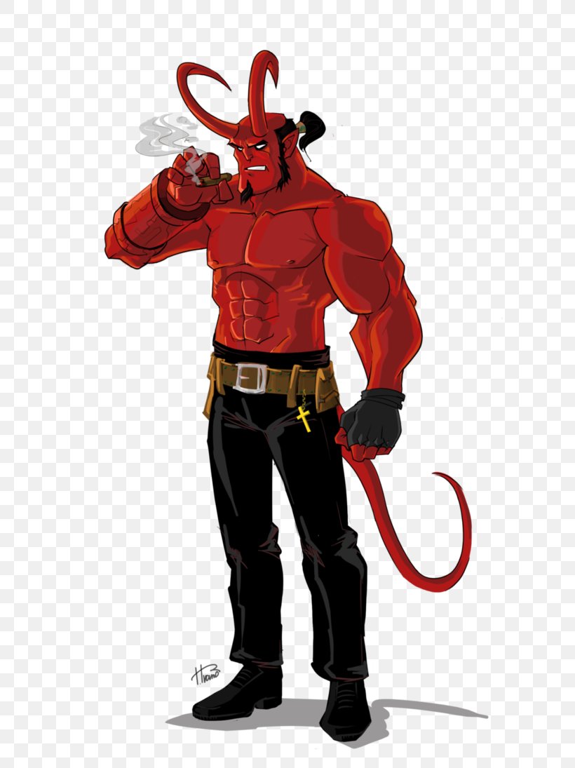 Hellboy Cartoon Character Comic Book, PNG, 730x1095px, Hellboy The Science Of Evil, Action Figure, Character, Comic Book, Comics Download Free