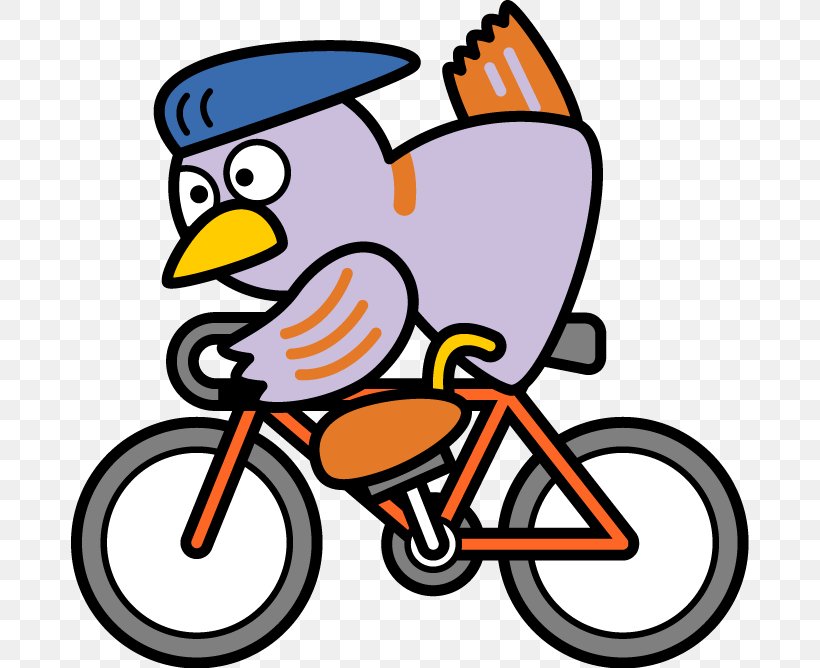 Kawagoe Technical High School 埼玉県自転車競技連盟 Road Bicycle Racing コバトン, PNG, 678x668px, Bicycle, Artwork, Beak, Bicycle Accessory, Bicycle Racing Download Free