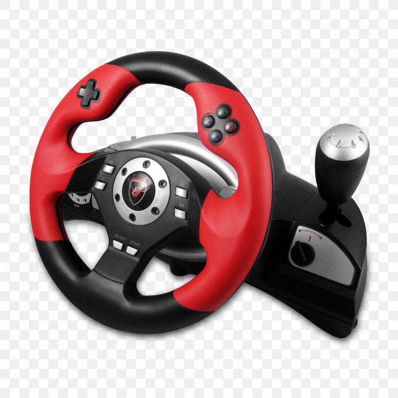PlayStation 2 Steering Wheel Joystick PlayStation 3 Game Controllers, PNG, 2000x2000px, Playstation 2, All Xbox Accessory, Auto Part, Automotive Wheel System, Car Download Free