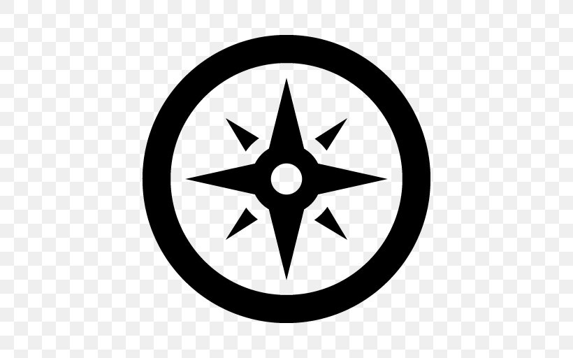 Compass Icon, PNG, 512x512px, Business, Black, Black And White, Computer Software, Logo Download Free