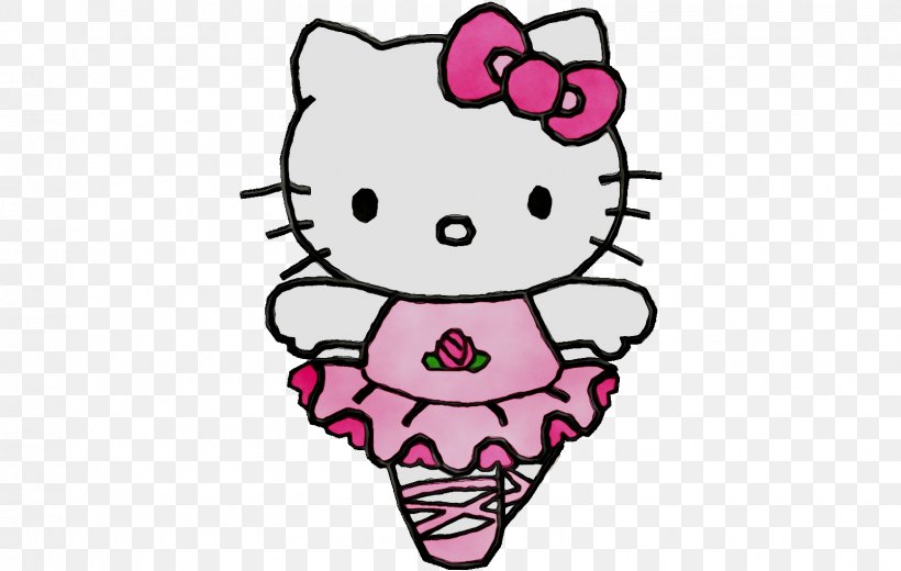 Hello Kitty Clip Art Image Free Content, PNG, 1608x1021px, Hello Kitty, Cartoon, Decal, Drawing, Heart Download Free