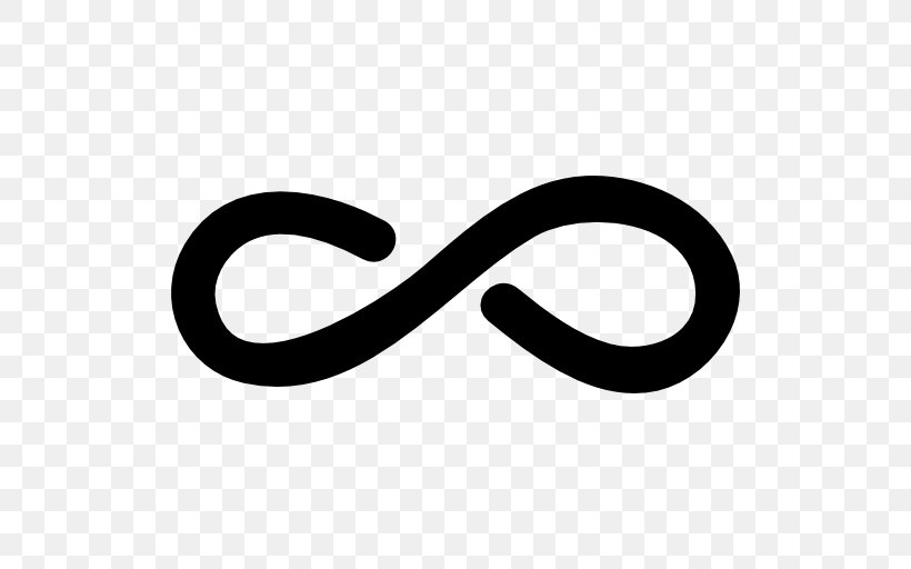 Infinity Symbol Sign, PNG, 512x512px, Symbol, Black And White, Brand, Drawing, Infinity Download Free