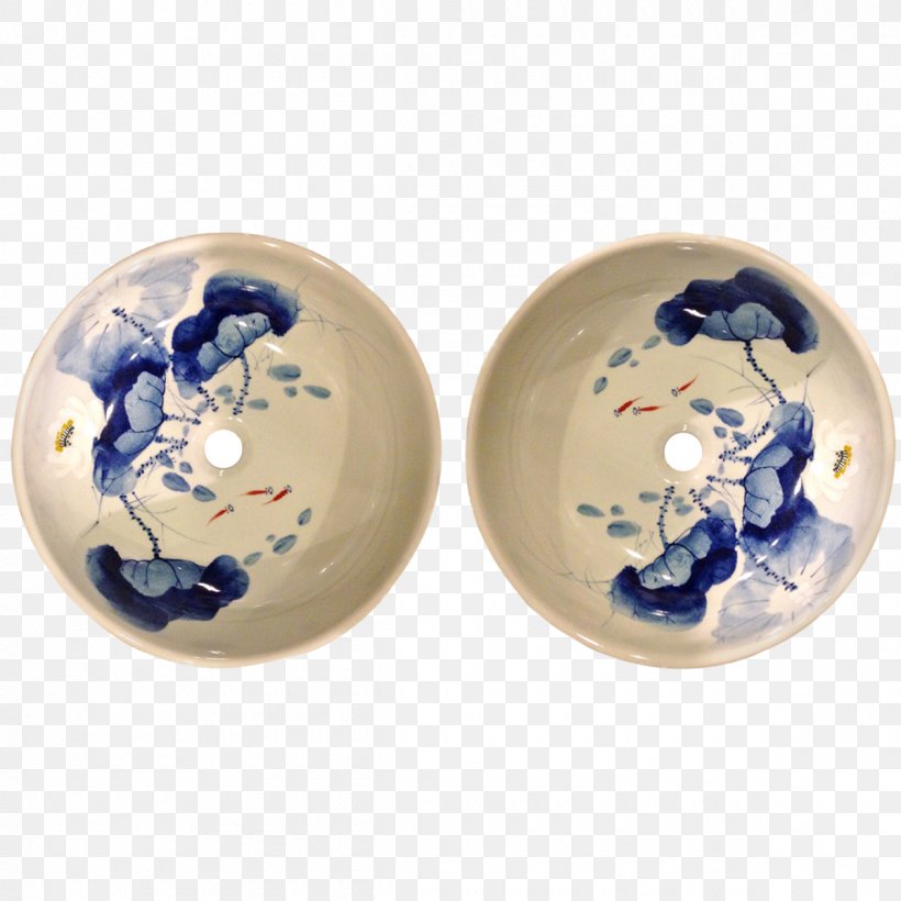 Plate Blue And White Pottery Cobalt Blue Ceramic Earring, PNG, 1200x1200px, Plate, Blue, Blue And White Porcelain, Blue And White Pottery, Body Jewelry Download Free