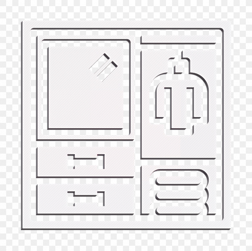 Wardrobe Icon Home Equipment Icon Closet Icon, PNG, 1228x1224px, Wardrobe Icon, Closet Icon, Home Equipment Icon, Line, Rectangle Download Free