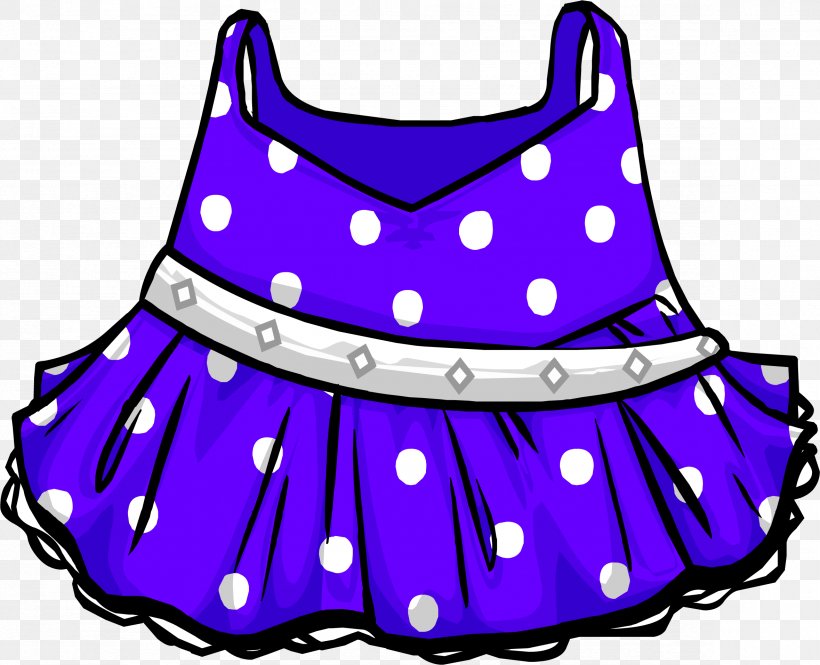 Club Penguin Clothing Dress Polka Dot T-shirt, PNG, 2358x1913px, Club Penguin, Ball Gown, Blue, Clothing, Cobalt Blue Download Free