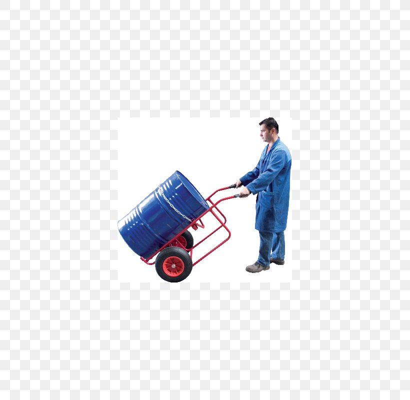 Hand Truck Material Handling Drum Wheel Transport, PNG, 800x800px, Hand Truck, Baustelle, Computer Hardware, Drum, Electric Blue Download Free