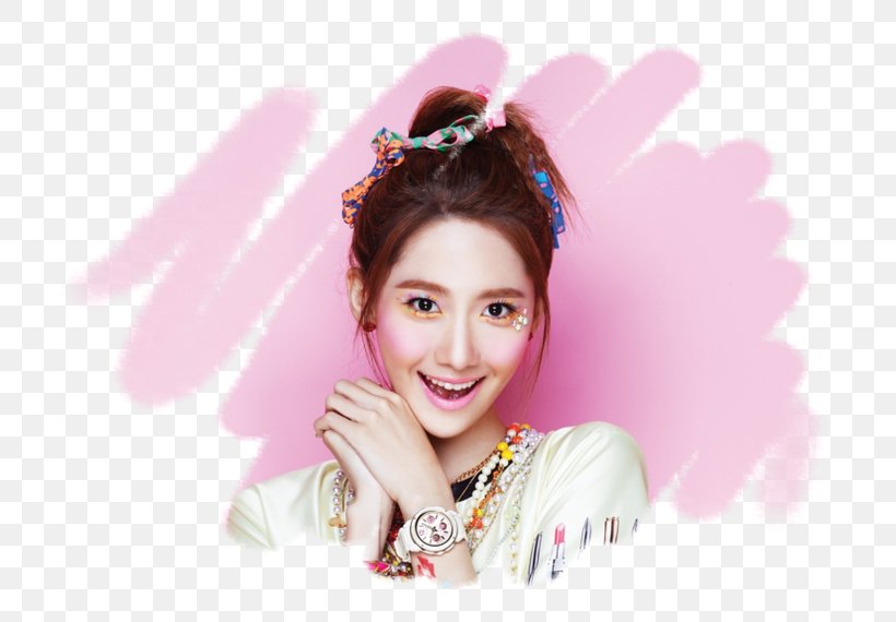 Im Yoon-ah South Korea Girls' Generation Actor K-pop, PNG, 760x570px, Watercolor, Cartoon, Flower, Frame, Heart Download Free