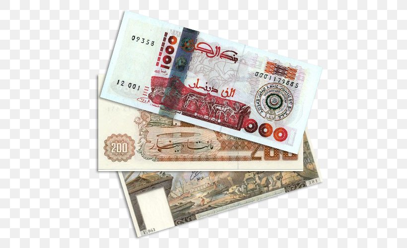 Algerian Dinar Standard Catalog Of World Paper Money Banknote Currency, PNG, 500x500px, Algeria, Algerian Dinar, Bank, Banknote, Cash Download Free