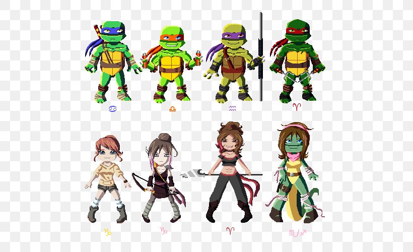 Donatello Karai Raphael Leonardo Teenage Mutant Ninja Turtles, PNG, 500x500px, Donatello, Action Figure, Astrological Sign, Fictional Character, Figurine Download Free
