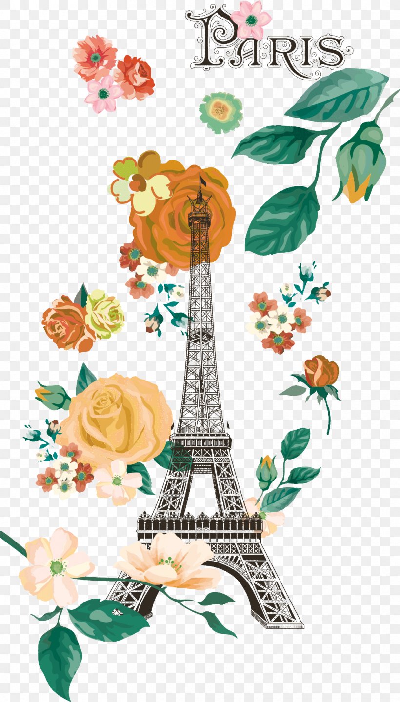 Eiffel Tower Free Shop Euclidean Vector Download, PNG, 1037x1820px, Eiffel Tower, Art, Branch, Designer, Drawing Download Free