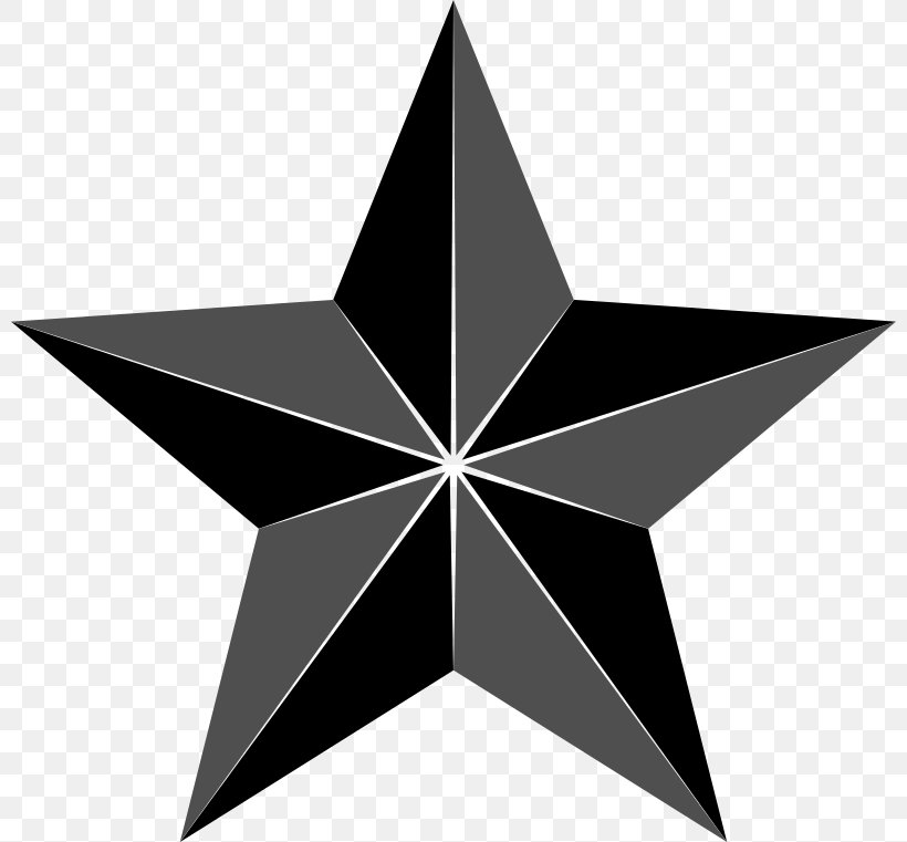 Five-pointed Star Color Clip Art, PNG, 800x761px, Fivepointed Star, Black And White, Blue, Color, Gold Download Free