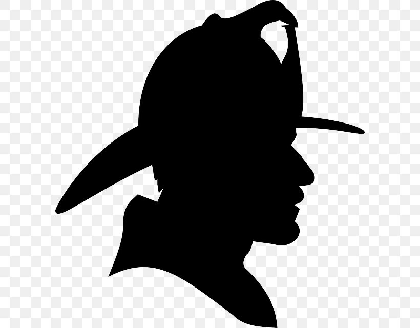 Firefighter Silhouette Fire Department Clip Art, PNG, 604x640px, Firefighter, Artwork, Beak, Black, Black And White Download Free