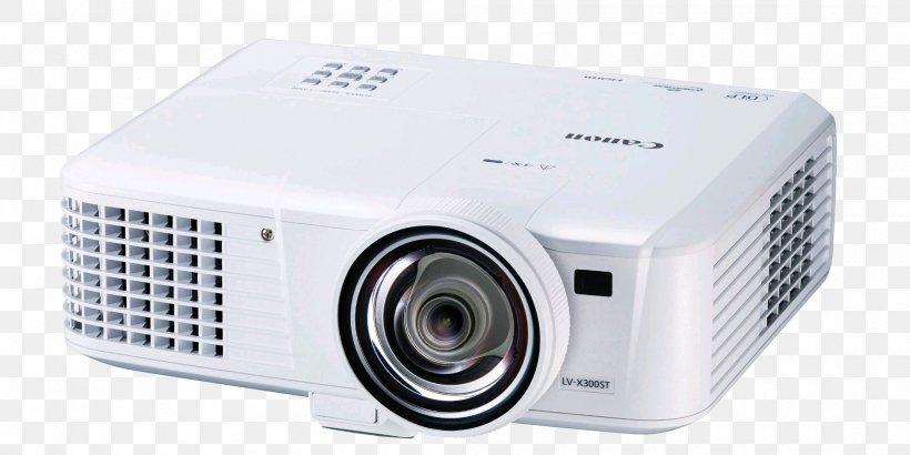LG Ultra Short Throw PF1000U Multimedia Projectors Canon LV-WX320 Digital Light Processing, PNG, 2000x1000px, Lg Ultra Short Throw Pf1000u, Canon, Digital Light Processing, Document Cameras, Electronic Device Download Free