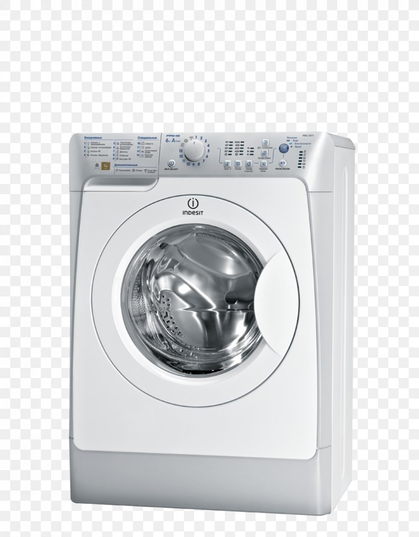Washing Machines Home Appliance Refrigerator Hotpoint Indesit Co., PNG, 830x1064px, Washing Machines, Ariston, Autodefrost, Clothes Dryer, Defrosting Download Free