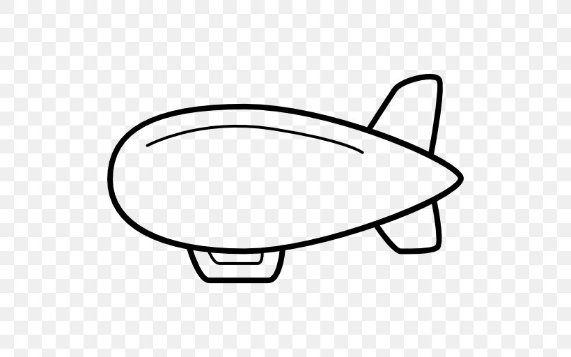 Airplane Flight Transport Clip Art, PNG, 512x512px, Airplane, Airship, Area, Balloon, Black Download Free