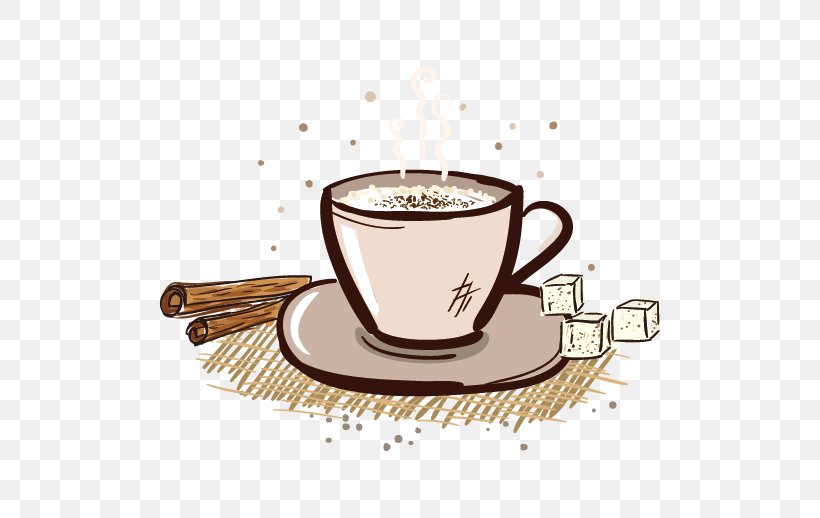 Cappuccino Coffee Latte Espresso Tea, PNG, 518x518px, Cappuccino, Brand, Caffeine, Caffxe8 Mocha, Cinnamon Download Free