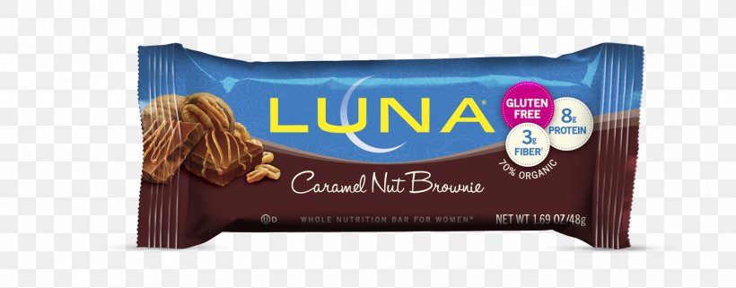 Chocolate Bar Chocolate Brownie LUNA Bar Clif Bar & Company Energy Bar, PNG, 1868x732px, Chocolate Bar, Bar, Brand, Caramel, Chocolate Brownie Download Free