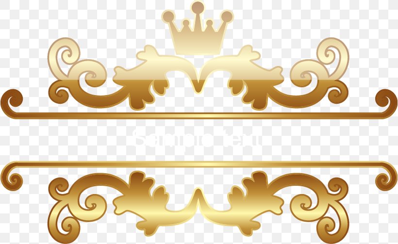Motif Crown Vecteur, PNG, 818x503px, Motif, Crown, Gold, Imperial Crown, Text Download Free