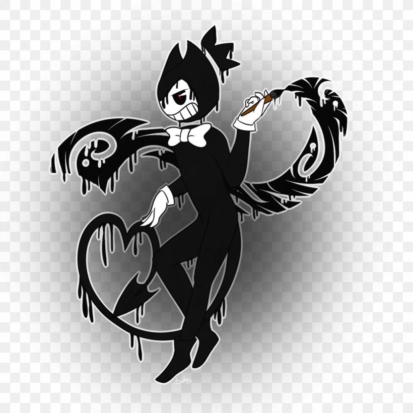 Bendy And The Ink Machine Tattoo Cuphead Game, PNG, 1024x1024px, Bendy And The Ink Machine, Art, Cuphead, Deviantart, Fallout Shelter Download Free