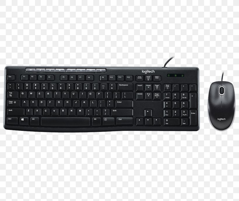 Computer Keyboard Computer Mouse Logitech Media Keyboard K200 Wireless, PNG, 800x687px, Computer Keyboard, Computer, Computer Component, Computer Mouse, Electronic Device Download Free
