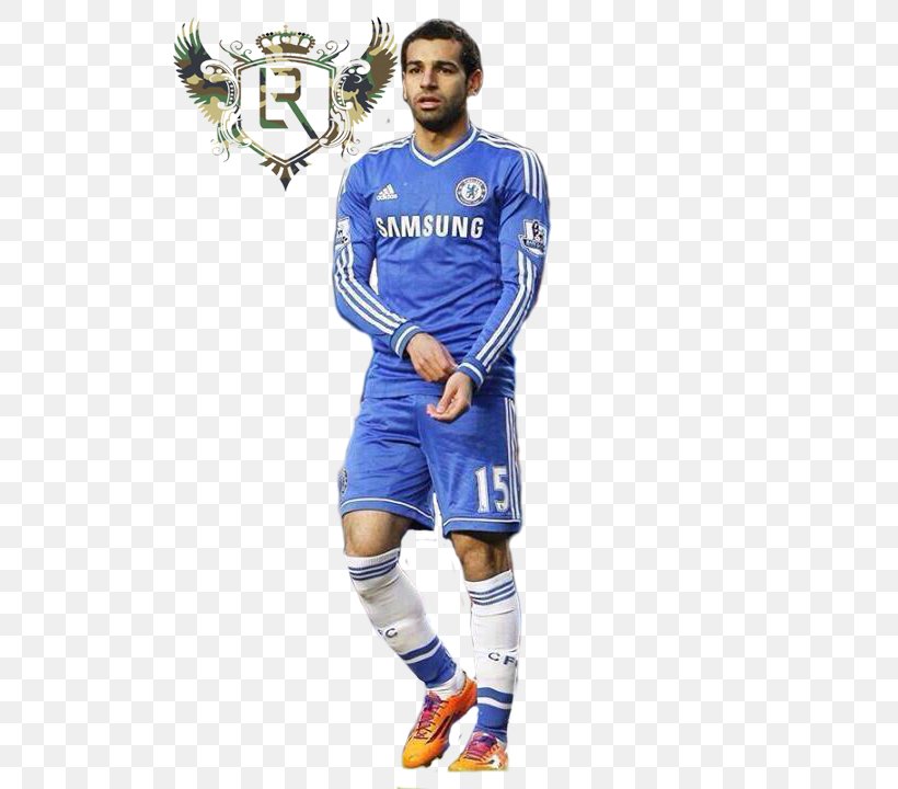 Mohamed Salah Chelsea F.C. Jersey Football Player, PNG, 504x720px, Mohamed Salah, Baseball Equipment, Blue, Chelsea Fc, Clothing Download Free