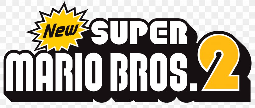 New Super Mario Bros. 2, PNG, 2284x974px, New Super Mario Bros 2, Area, Brand, Logo, Luigi Download Free
