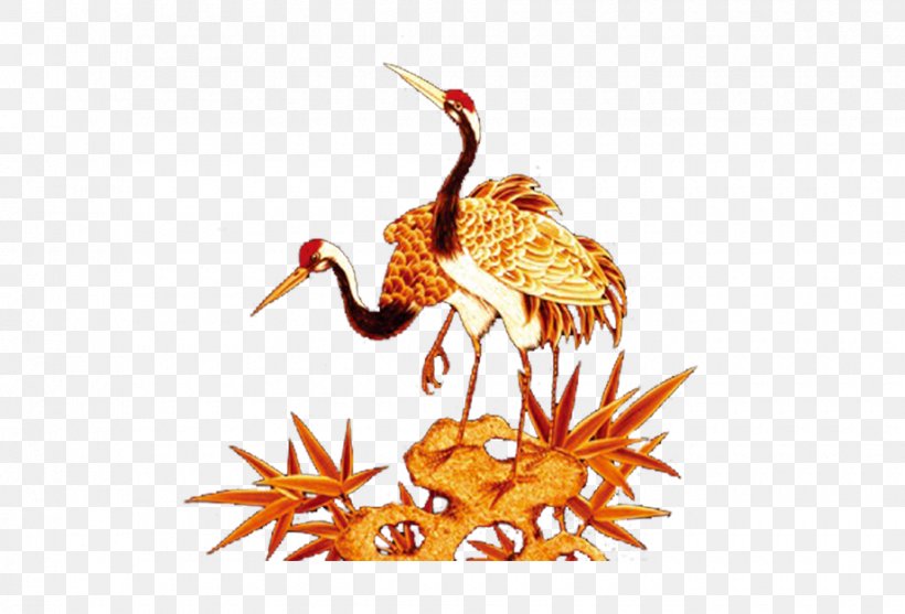 Red-crowned Crane Ink Wash Painting Bird, PNG, 920x626px, Crane, Art, Beak, Bird, Chinese Painting Download Free