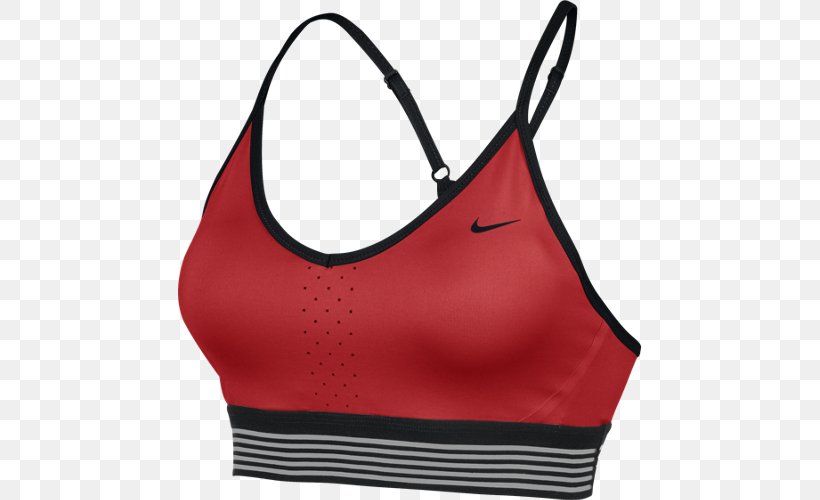 Sports Bra Nike Crop Top Clothing, PNG, 500x500px, Watercolor, Cartoon, Flower, Frame, Heart Download Free