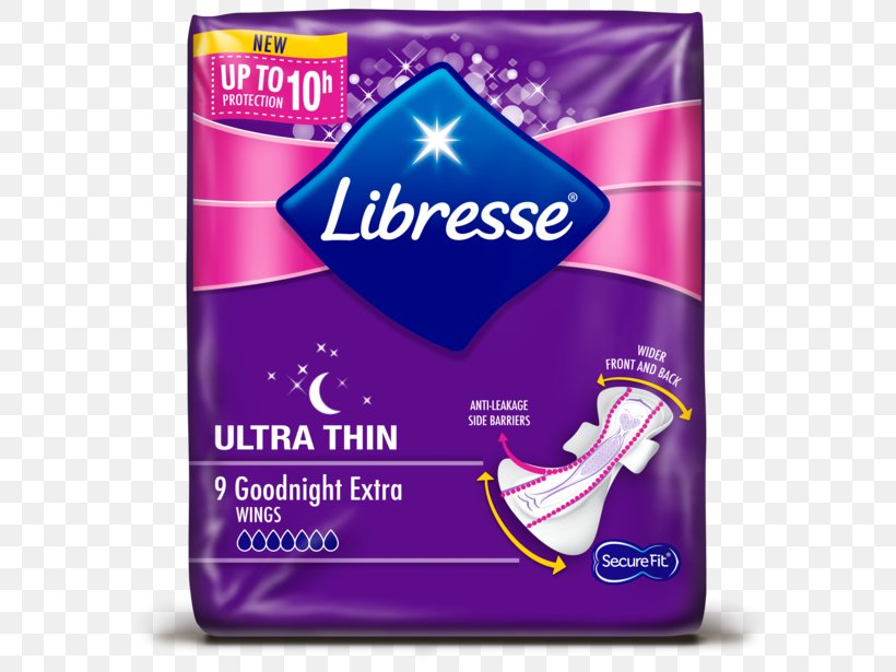 Libresse Ultra Goodnight Extra Wing Maandverband Libresse Goodnight Ultra Thin With Wings 10 Pcs Sanitary Napkin Feminine Sanitary Supplies, PNG, 615x615px, Libresse, Brand, Feminine Sanitary Supplies, Hygiene, Pantyliner Download Free