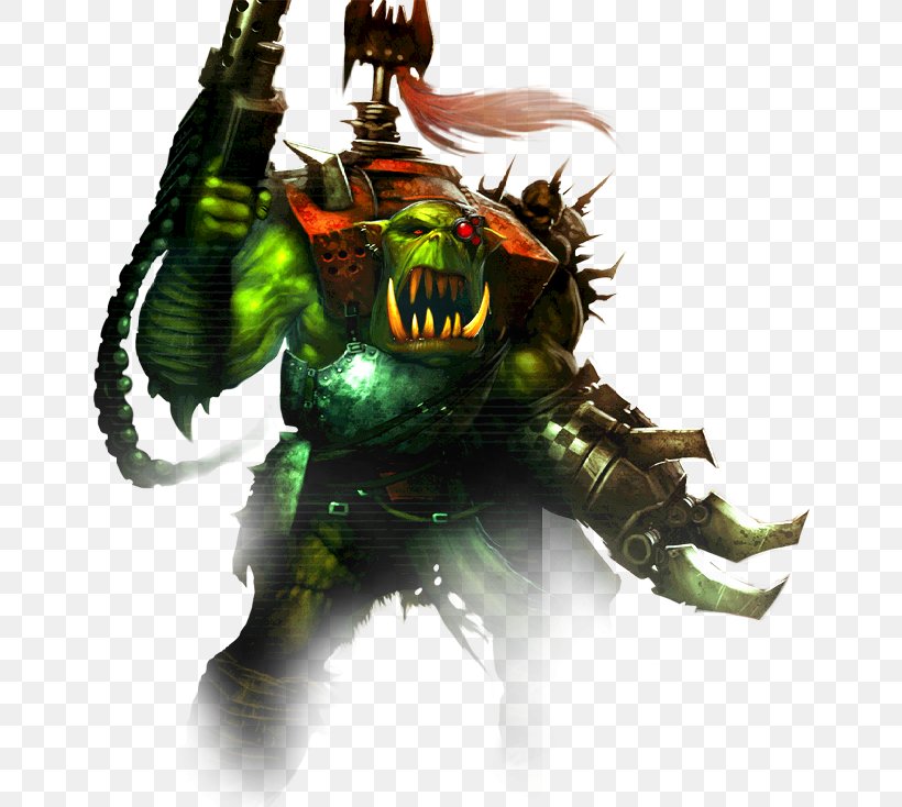 Ork Warhammer 40,000: Eternal Crusade Warhammer Fantasy, PNG, 652x734px, Ork, Computer, Fictional Character, Legendary Creature, Machine Download Free