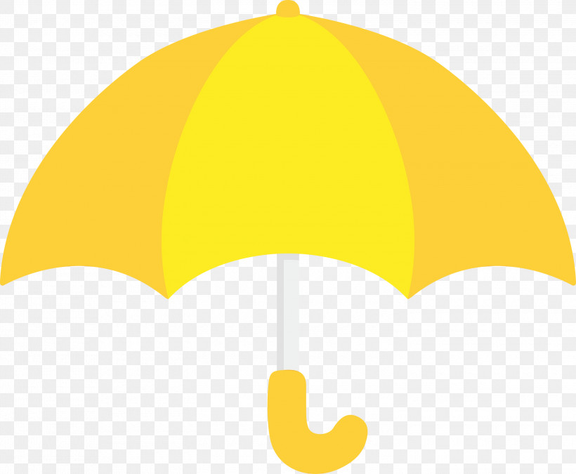 Yellow Umbrella Plant Shade, PNG, 3000x2470px, Umbrella, Cartoon Umbrella, Paint, Plant, Shade Download Free