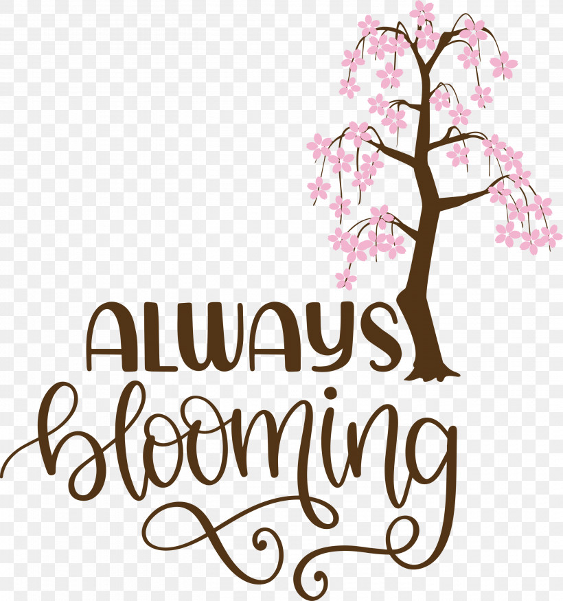 Always Blooming Spring Blooming, PNG, 2810x3000px, Spring, Blooming, Data, Floral Design, Logo Download Free