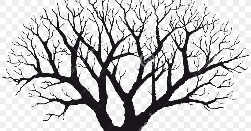 Vector Graphics Clip Art Stock Illustration Tree, PNG, 1190x624px, Tree, Blackandwhite, Botany, Branch, Drawing Download Free