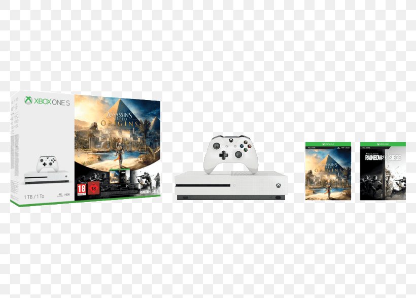 Assassin's Creed: Origins Tom Clancy's Rainbow Six Siege Xbox One S, PNG, 786x587px, Xbox One S, Brand, Electronic Device, Electronics, Forza Download Free