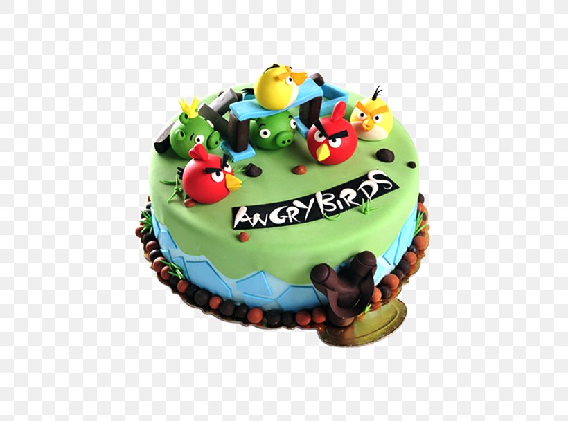 Birthday Cake Torte Bird, PNG, 701x609px, Birthday Cake, Angry Birds, Bird, Buttercream, Cake Download Free