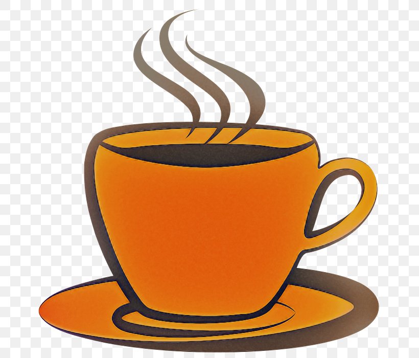 Coffee Cup, PNG, 691x700px, Cup, Coffee Cup, Drinkware, Orange, Saucer Download Free