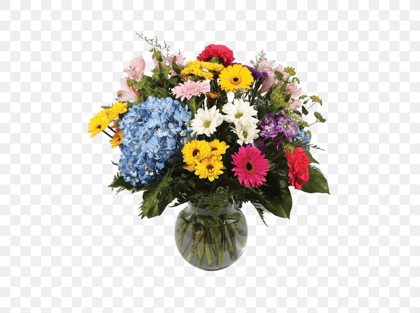 Floral Design Royer's Flowers & Gifts Cut Flowers Transvaal Daisy Flowerpot, PNG, 500x611px, Floral Design, Annual Plant, Artificial Flower, Aster, Chrysanthemum Download Free