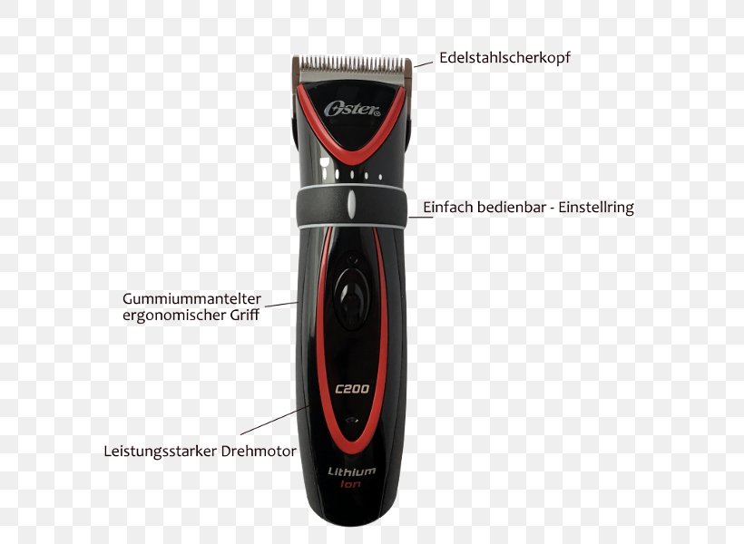 Hair Clipper Oster C200 Ion Las Máquinas Y Los Motores John Oster Manufacturing Company, PNG, 600x600px, Hair Clipper, Animal, Brand, Cutting, Electric Battery Download Free