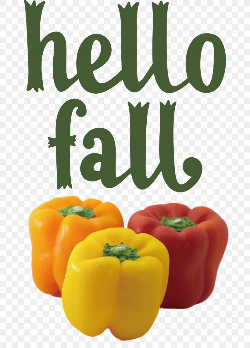 Hello Fall Fall Autumn, PNG, 2155x3000px, Hello Fall, Autumn, Bell Pepper, Chili Pepper, Fall Download Free