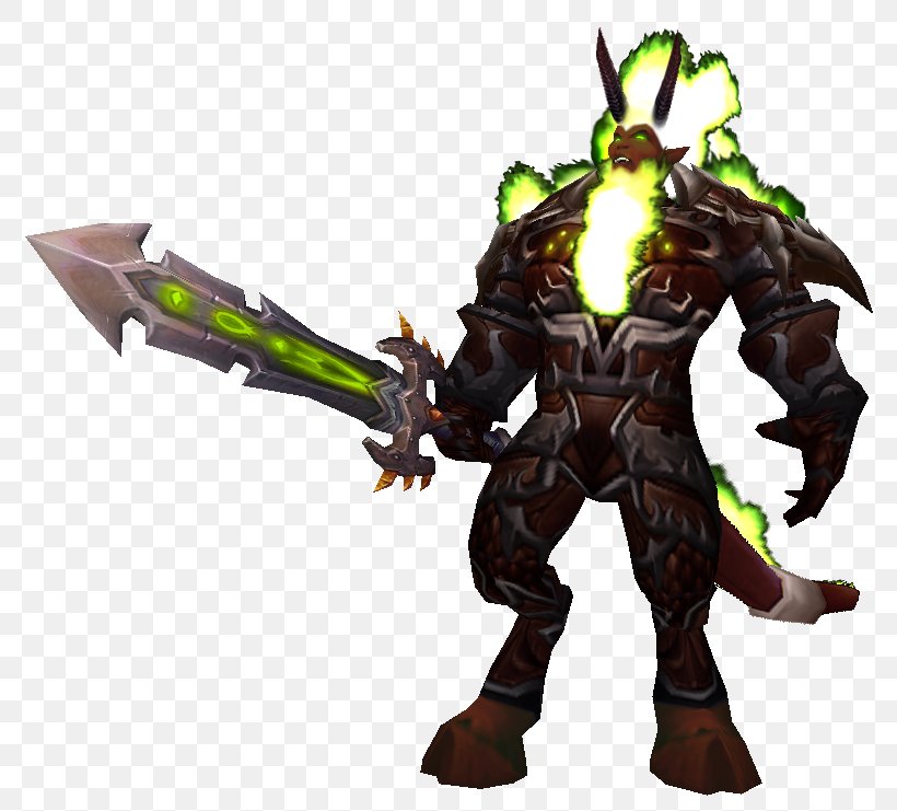 World Of Warcraft Sargeras Orc Nightmare Hero, PNG, 804x741px, World Of Warcraft, Action Figure, Art, Beard, Color Download Free