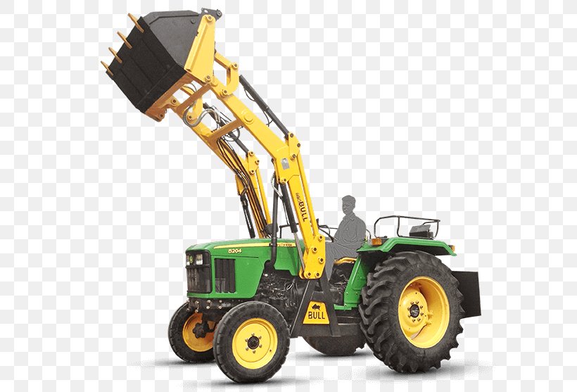 Tractor Bull Machines Pvt Ltd Heavy Machinery Loader, PNG, 620x557px, Tractor, Agricultural Machinery, Agriculture, Architectural Engineering, Automotive Tire Download Free