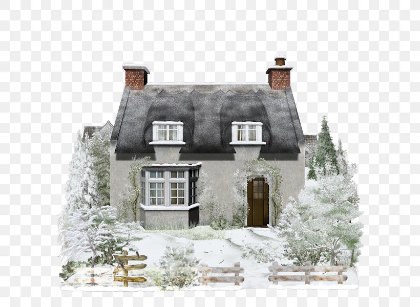 Winter House Home, PNG, 600x600px, Winter, Building, Cottage, December, Elevation Download Free